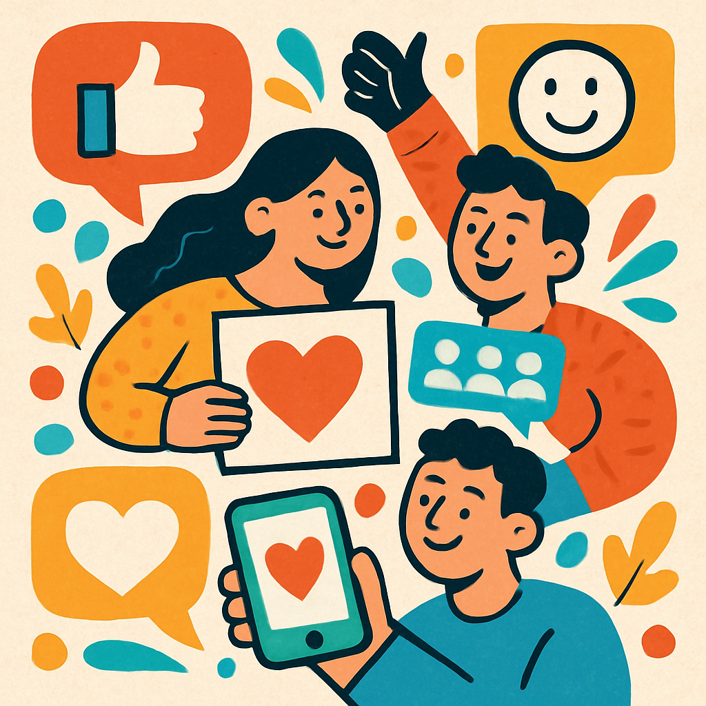 Concept of B2B lead generation through dark social