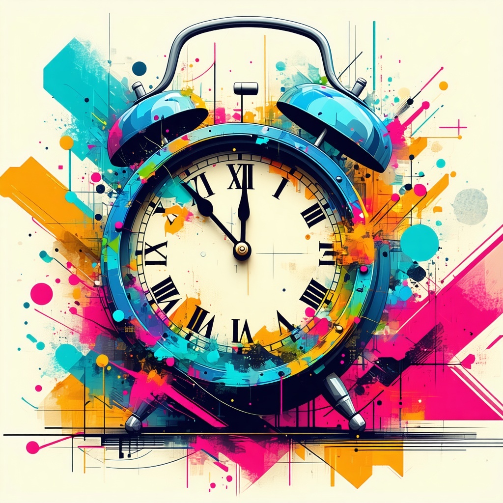Concept image for stop wasting time