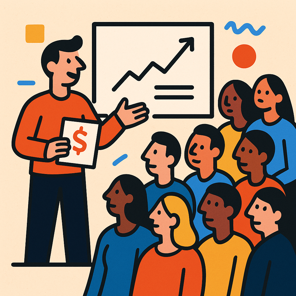 Concept of founder-led sales