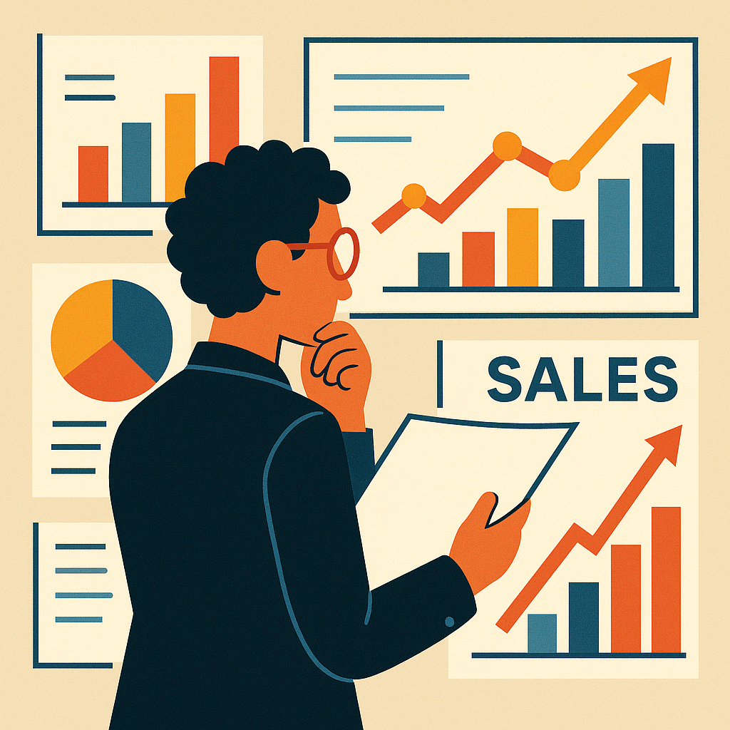 Concept image for B2B sales forecasting