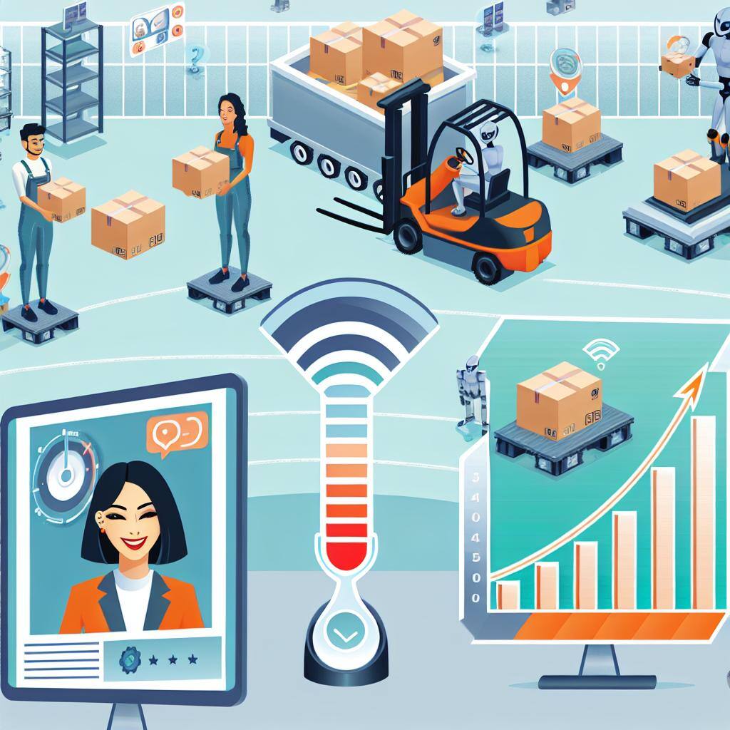 An image of a seamless and efficient eCommerce fulfilment and delivery process, with perfectly matched 3PL partners ensuring customer satisfaction and